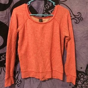 Coral pullover sweater